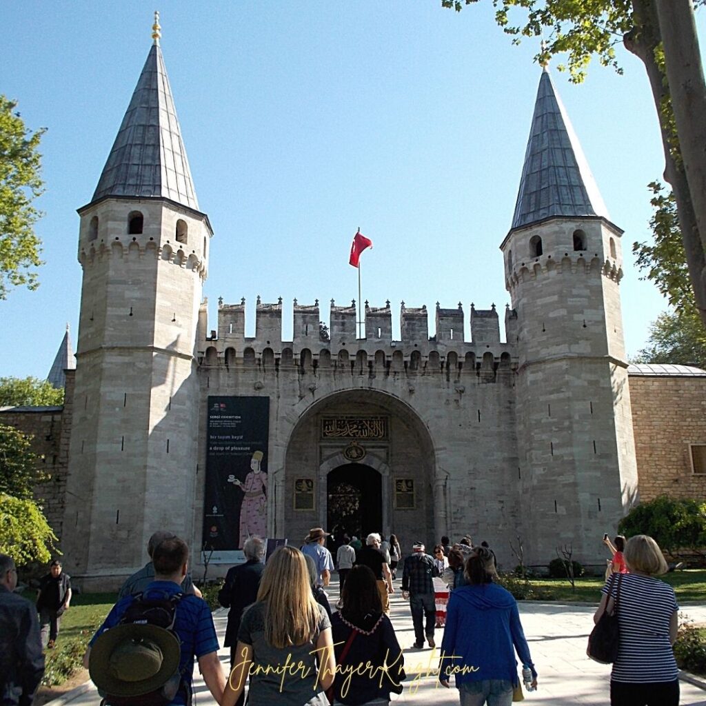 The Sultan's Palace in Istanbul.