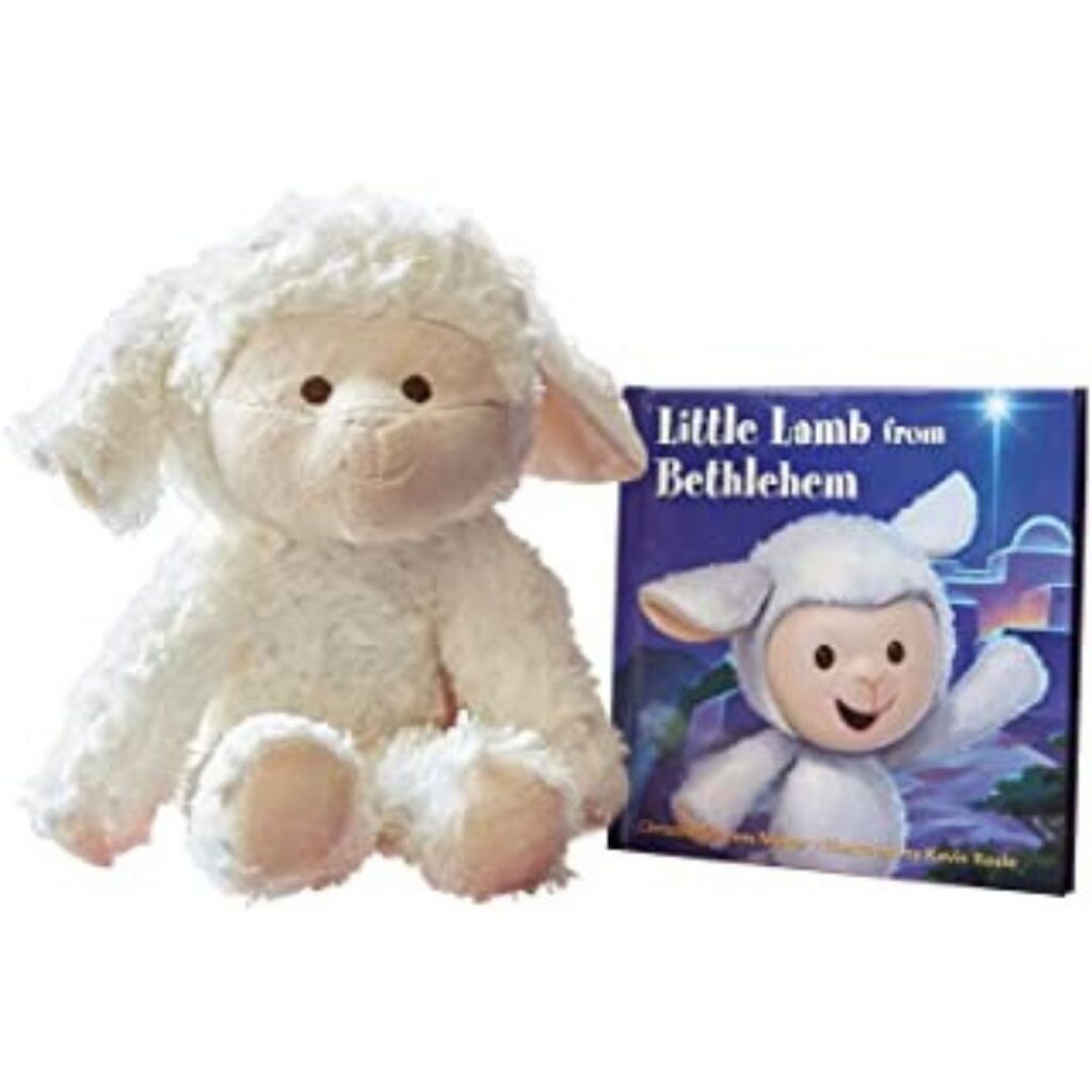 Lamb toy and book