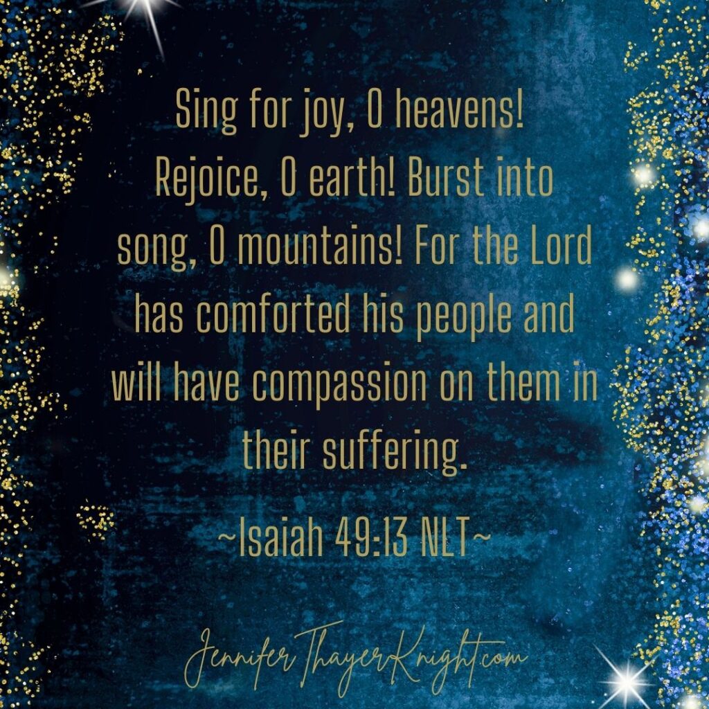 Comfort - Isaiah 49:13