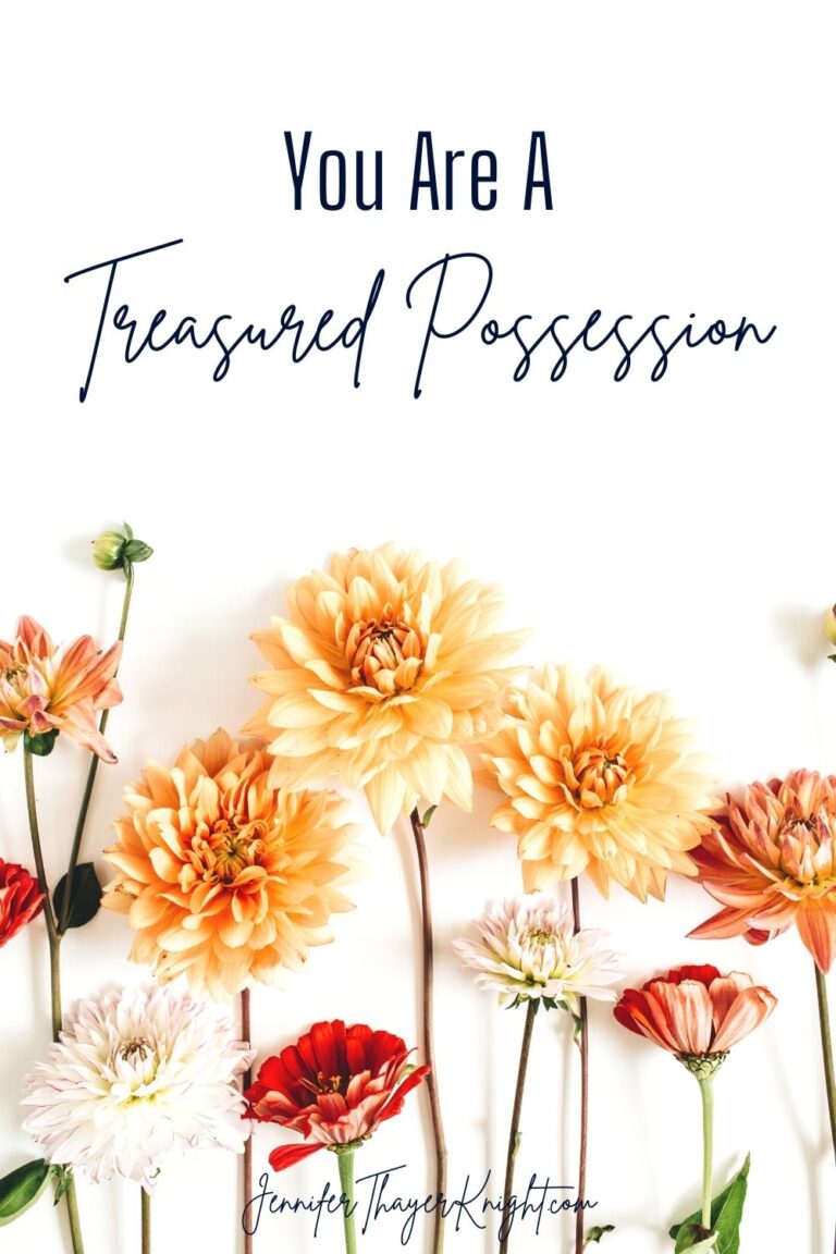 Blog Title image - You Are A Treasured Possession