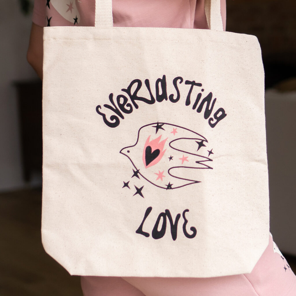 Everlasting Love - bag from Elevated Faith