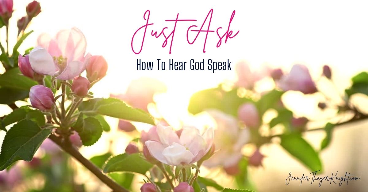 Blog Title Image - Asking God To Speak