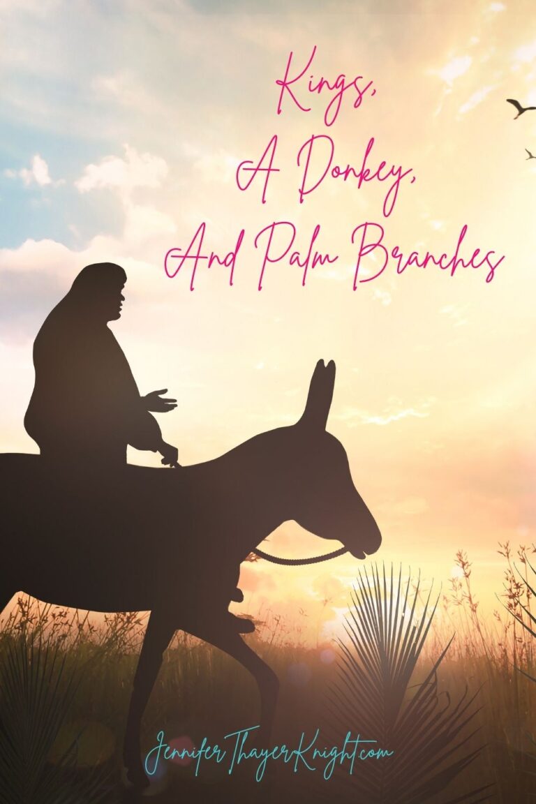 Kings, A Donkey, And Palm Branches