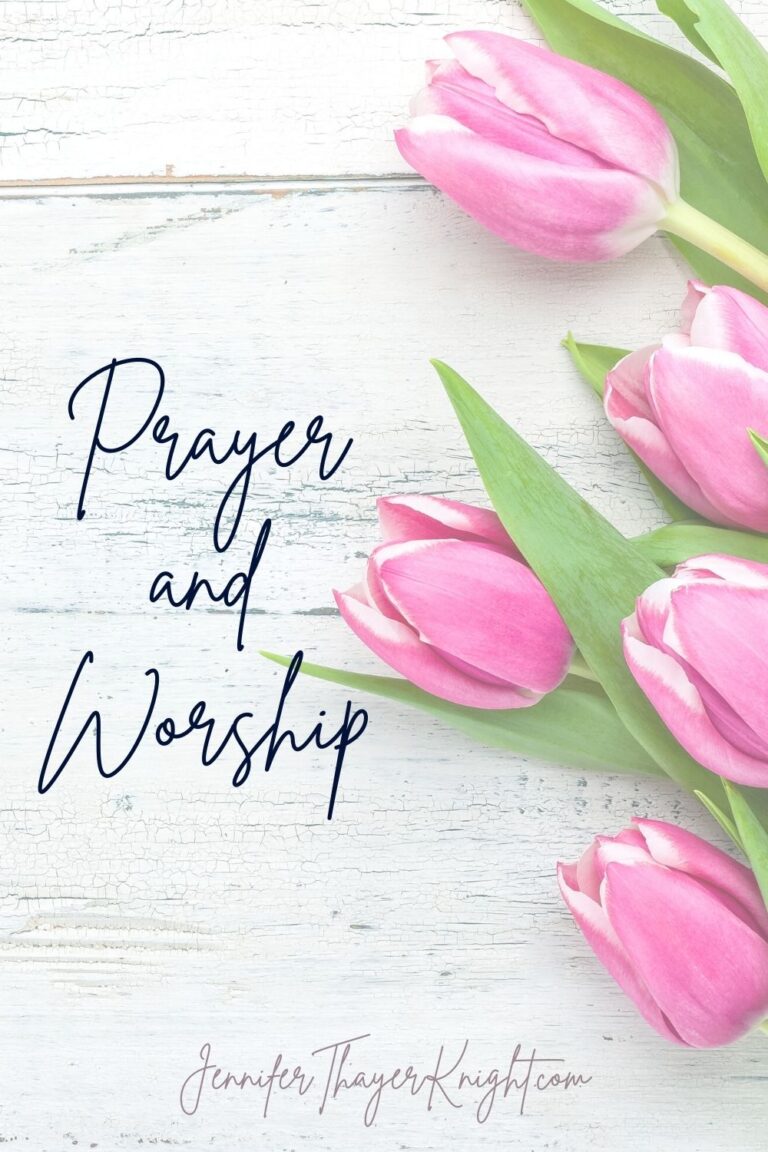 Prayer and Worship - Blog Title Image