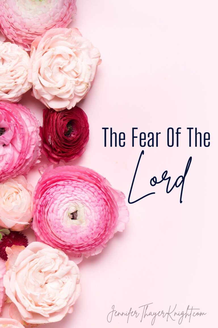 The Fear Of The Lord - Blog Title Image