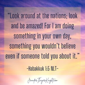 Habakkuk 1:5 NLT