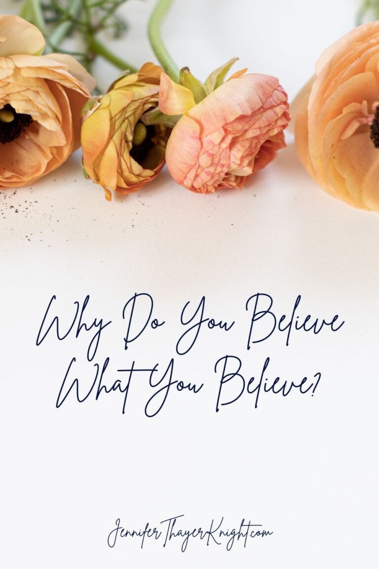 Why Do You Believe What You Believe?